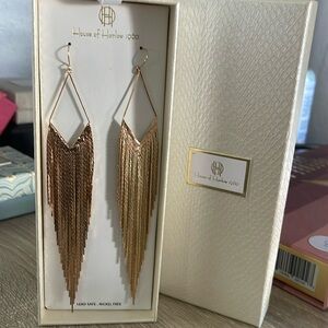 House of Harlow earrings